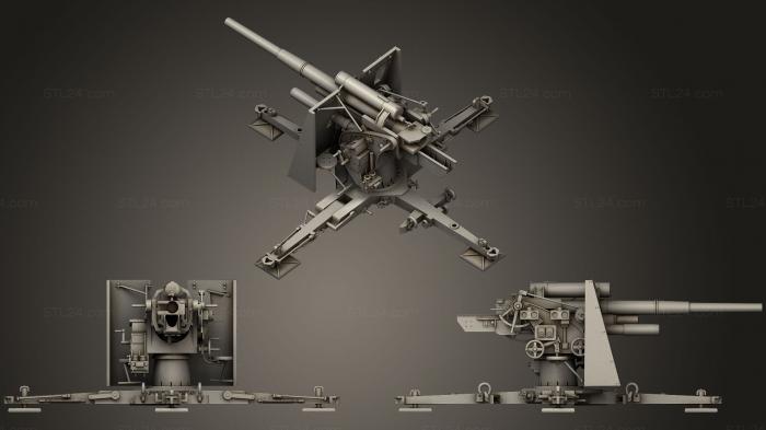 Weapon (Flak 88, WPN_0038) 3D models for cnc